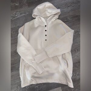 Zenana Button Up Hoodie